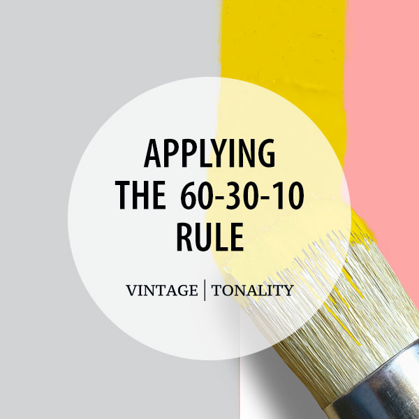 Applying The 60-30-10 Rule