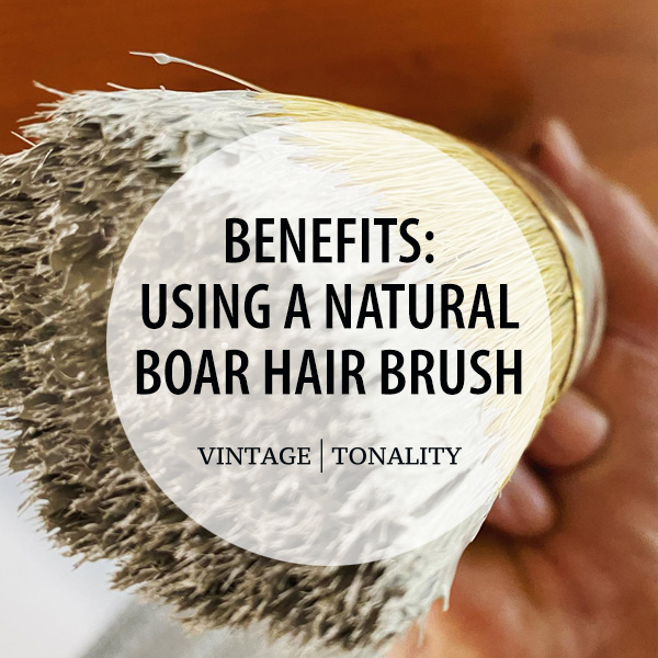 Benefits of using a boar hair chalk paint brush