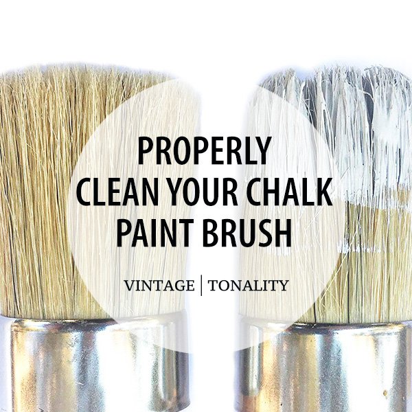 Clean Your Chalk Paint Brush