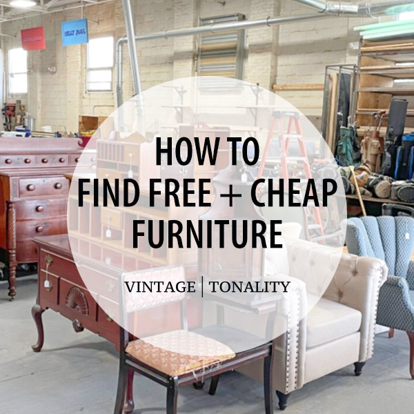 How To Find Free or Cheap Furniture to Paint and Repurpose