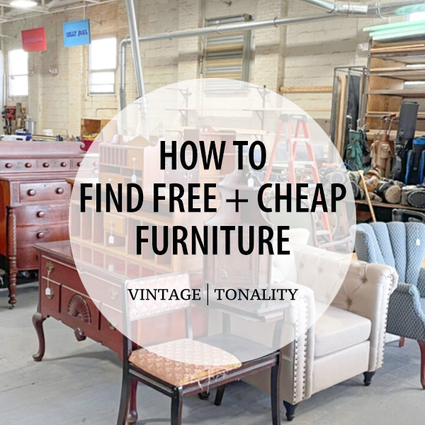 How To Find Free + Cheap Furniture To Paint