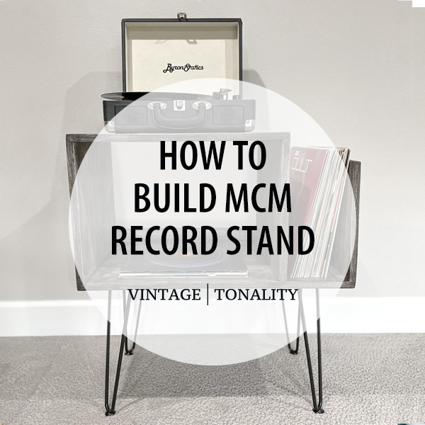 How to build your custom mid century modern record player stand