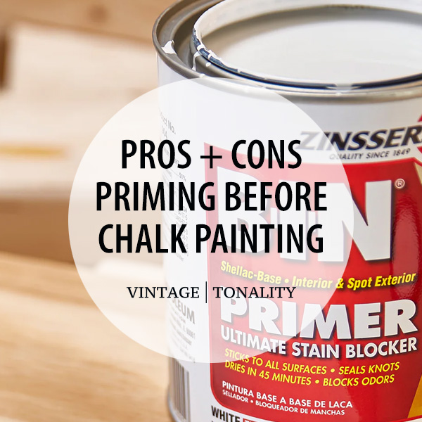 Priming Before Chalk Painting