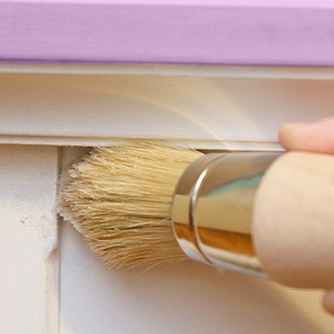 Use a protect wax after the chalk paint a dried.