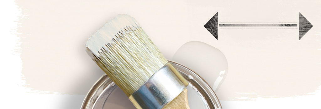 Start with horizontal brush strokes.