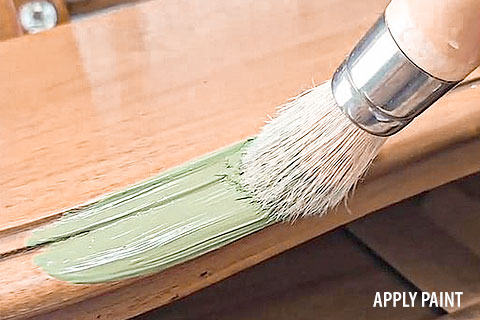 Chalk painting furniture