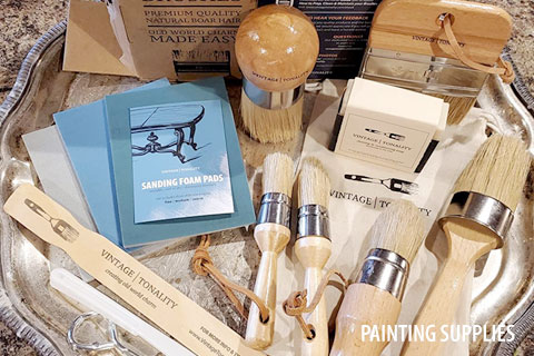 Gather all of your supplies befire painting