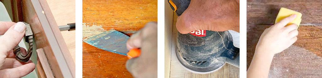 Prepare furniture for chalk painting