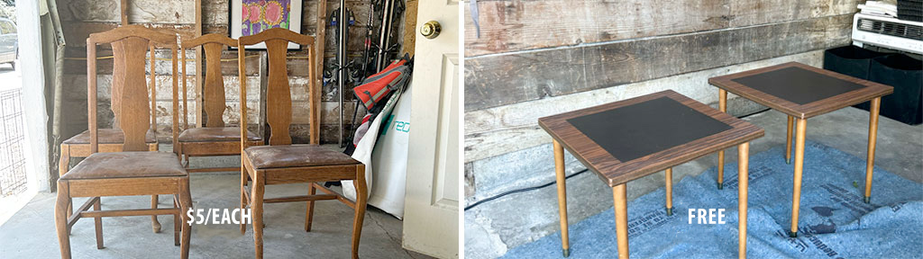 Cheap furniture found on Facebook marketplace