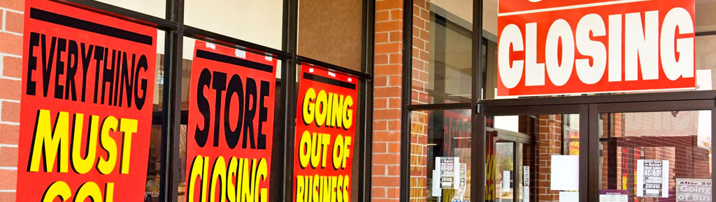 Get cheap furniture from businesses that are closing