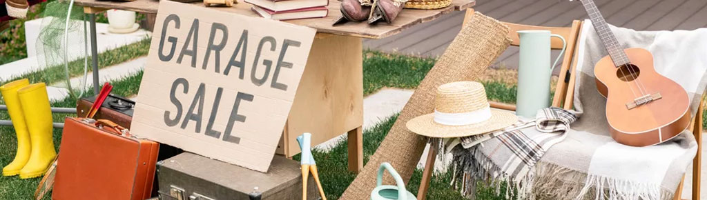 Cheap furniture found at Garage Sale