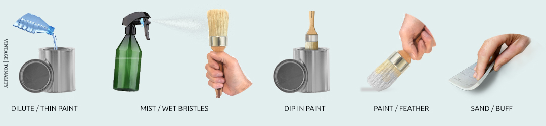 Getting a smooth chalk painted finish with minimal brush strokes.