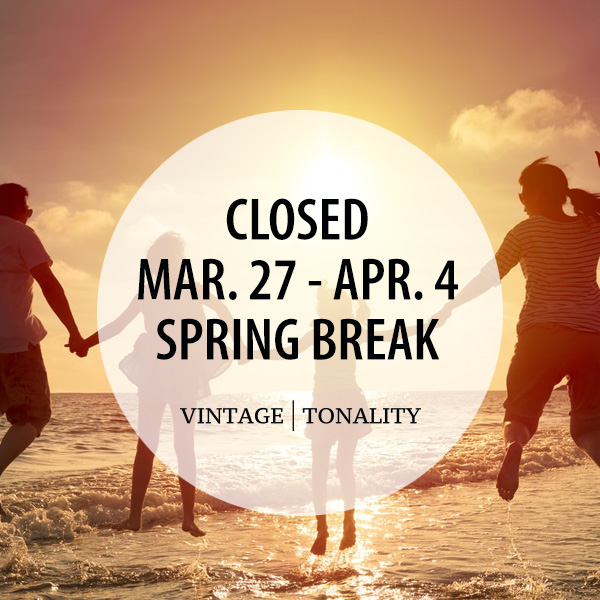 Closed for Spring Break