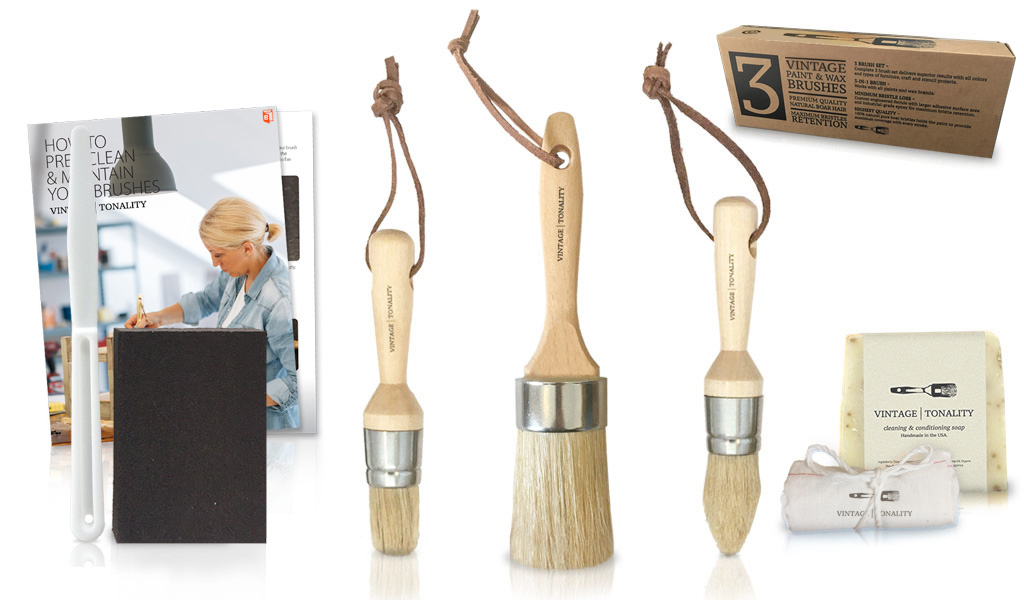 clean wax brush