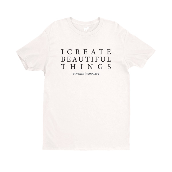 I Create Beautiful Things White Tee