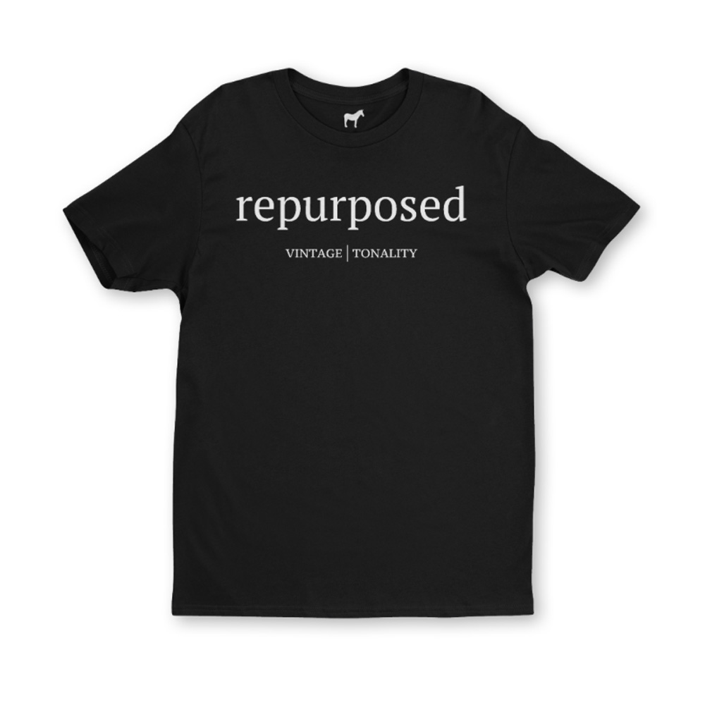Repurposed Unisex Black T-shirt