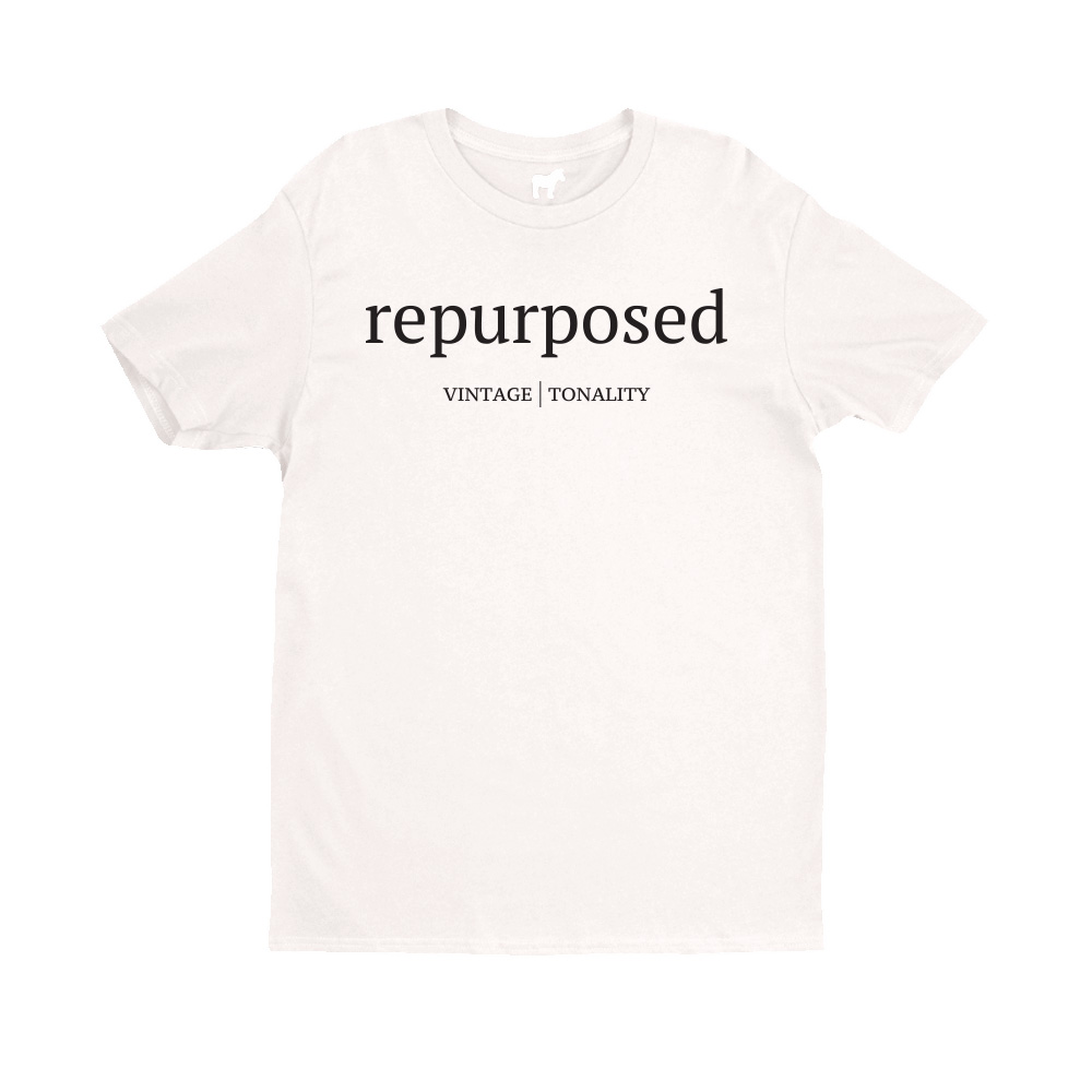 Repurposed Unisex White T-shirt